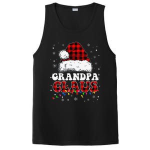 Grandpa Claus Funny Santa Claus Matching Family Pajamas PosiCharge Competitor Tank