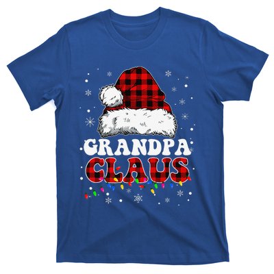 Grandpa Claus Funny Santa Claus Matching Family Pajamas T-Shirt