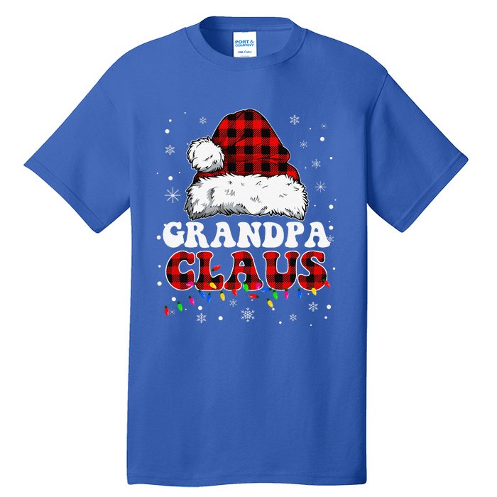 Grandpa Claus Funny Santa Claus Matching Family Pajamas Tall T-Shirt