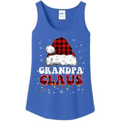 Grandpa Claus Funny Santa Claus Matching Family Pajamas Ladies Essential Tank