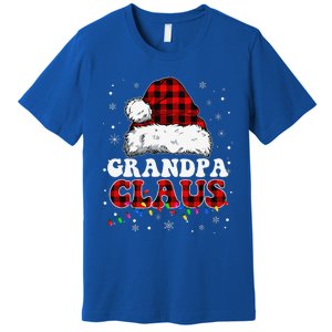 Grandpa Claus Funny Santa Claus Matching Family Pajamas Premium T-Shirt