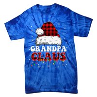 Grandpa Claus Funny Santa Claus Matching Family Pajamas Tie-Dye T-Shirt