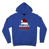 Grandpa Claus Funny Santa Claus Matching Family Pajamas Tall Hoodie