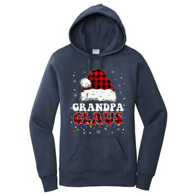 Grandpa Claus Funny Santa Claus Matching Family Pajamas Women's Pullover Hoodie