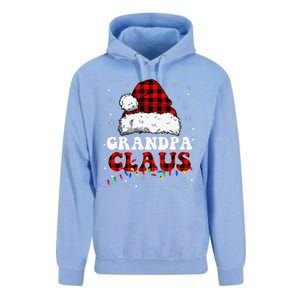 Grandpa Claus Funny Santa Claus Matching Family Pajamas Unisex Surf Hoodie