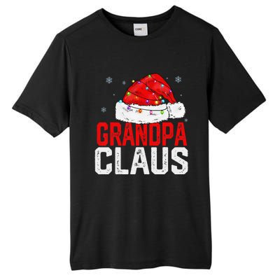 Grandpa Claus Funny Xmas Family Matching Grandpa Christmas Gift Tall Fusion ChromaSoft Performance T-Shirt