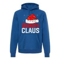 Grandpa Claus Funny Xmas Family Matching Grandpa Christmas Gift Premium Hoodie