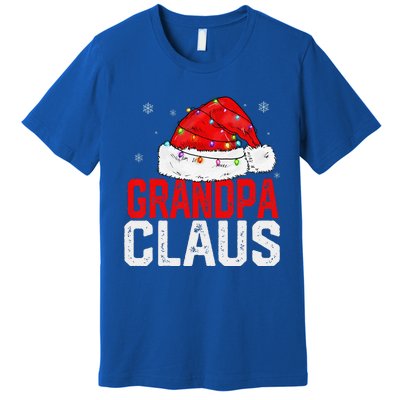 Grandpa Claus Funny Xmas Family Matching Grandpa Christmas Gift Premium T-Shirt