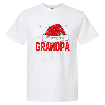 Grandpa Claus Funny Xmas Family Matching Grandpa Christmas Gift Garment-Dyed Heavyweight T-Shirt