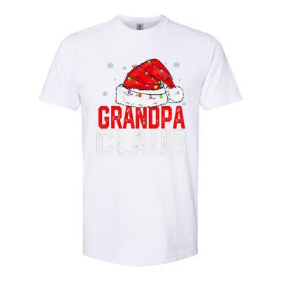 Grandpa Claus Funny Xmas Family Matching Grandpa Christmas Gift Softstyle CVC T-Shirt