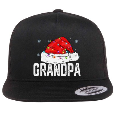 Grandpa Claus Funny Xmas Family Matching Grandpa Christmas Flatbill Hat