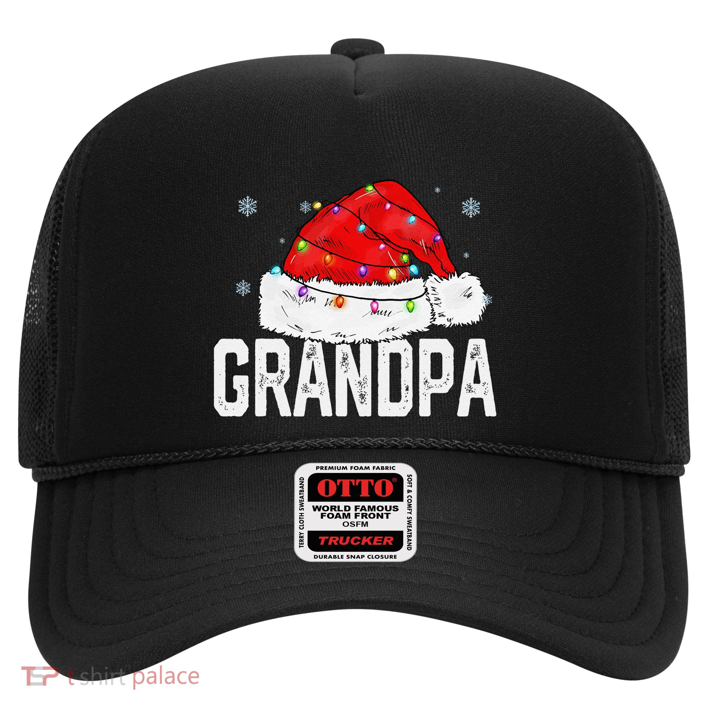 Grandpa Claus Funny Xmas Family Matching Grandpa Christmas Trucker Hat