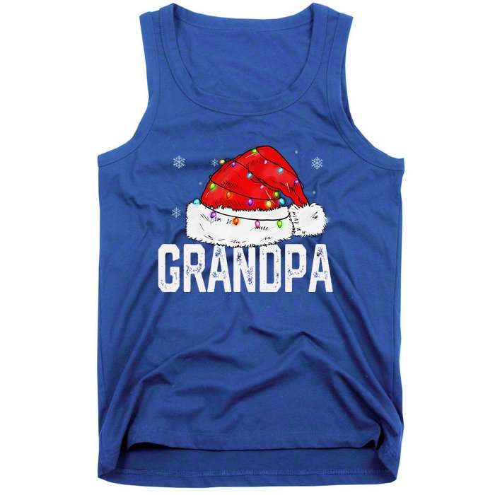 Grandpa Claus Funny Xmas Family Matching Grandpa Christmas Tank Top