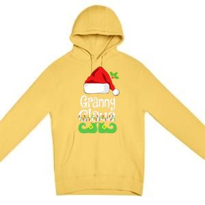 Granny Claus Family Matching Grandma Claus Pajama Merry Xmas Gift Premium Pullover Hoodie