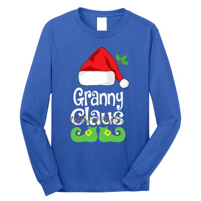 Granny Claus Family Matching Grandma Claus Pajama Merry Xmas Gift Long Sleeve Shirt