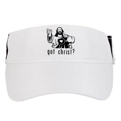 Got Christ Funny Tank Top Adult Drive Performance Visor