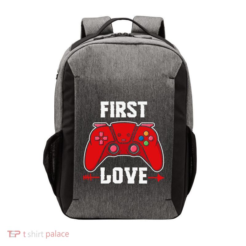 Gamer Controller First Love Gift Vector Backpack