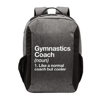 Gymnastics Coach Funny Sports Definition Trainer Instructor Cute Gift Vector Backpack