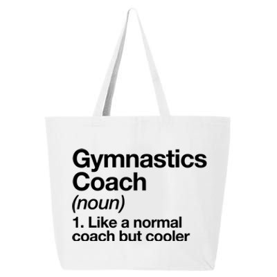 Gymnastics Coach Funny Sports Definition Trainer Instructor Cute Gift 25L Jumbo Tote