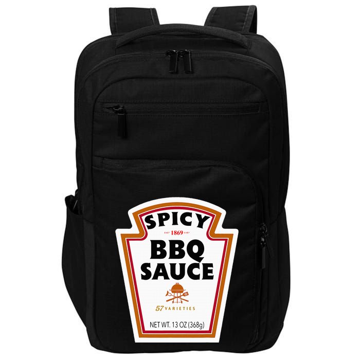Group Condiments Funny Diy Halloween Costume Bbq Sauce Impact Tech Backpack
