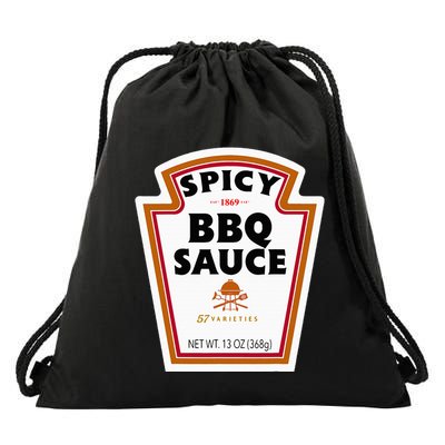 Group Condiments Funny Diy Halloween Costume Bbq Sauce Drawstring Bag