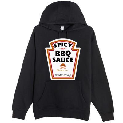 Group Condiments Funny Diy Halloween Costume Bbq Sauce Premium Pullover Hoodie