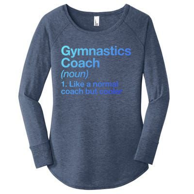 Gymnastics Coach Funny Sports Definition Trainer Instructor Cute Gift Women's Perfect Tri Tunic Long Sleeve Shirt