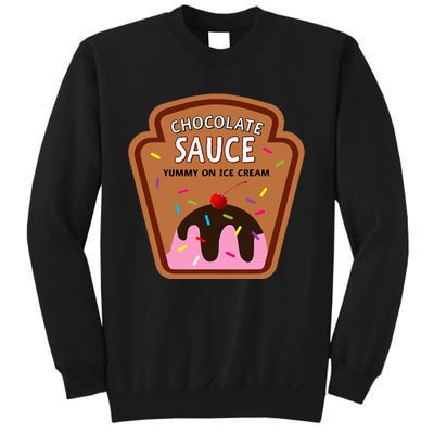 Group Condiments Funny Diy Halloween Costume Chocolate Sauce Sweatshirt