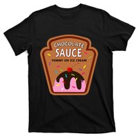 Group Condiments Funny Diy Halloween Costume Chocolate Sauce T-Shirt