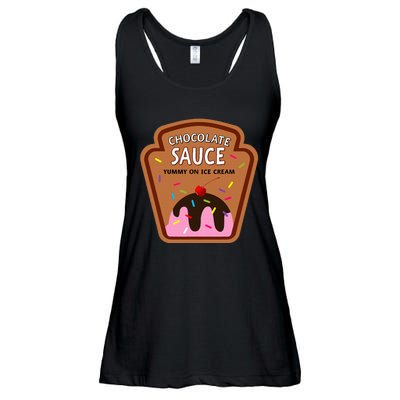 Group Condiments Funny Diy Halloween Costume Chocolate Sauce Ladies Essential Flowy Tank