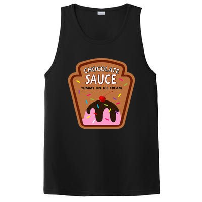 Group Condiments Funny Diy Halloween Costume Chocolate Sauce PosiCharge Competitor Tank