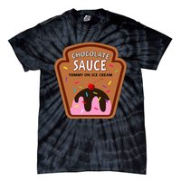 Group Condiments Funny Diy Halloween Costume Chocolate Sauce Tie-Dye T-Shirt