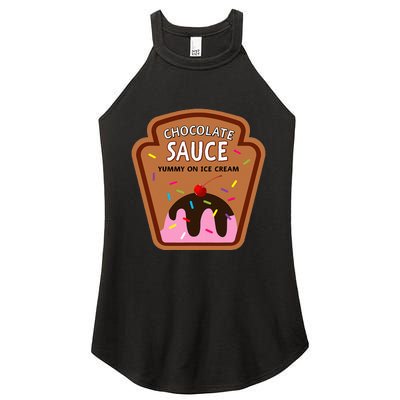 Group Condiments Funny Diy Halloween Costume Chocolate Sauce Women's Perfect Tri Rocker Tank