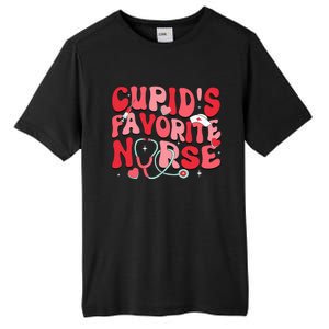 Groovy Cupids Favorite Nurse Valentines Day Nurse Life Tall Fusion ChromaSoft Performance T-Shirt