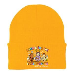 Groovy Caring For The Cutest Pumpkins Nicu Nurse Halloween Knit Cap Winter Beanie