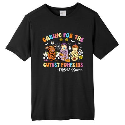 Groovy Caring For The Cutest Pumpkins Nicu Nurse Halloween Tall Fusion ChromaSoft Performance T-Shirt