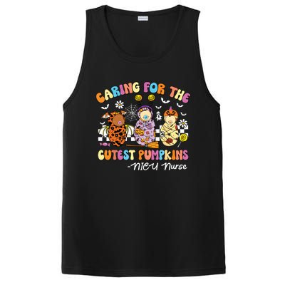 Groovy Caring For The Cutest Pumpkins Nicu Nurse Halloween PosiCharge Competitor Tank