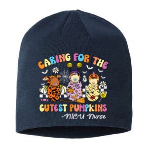 Groovy Caring For The Cutest Pumpkins Nicu Nurse Halloween Sustainable Beanie