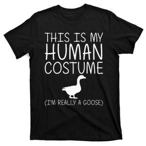 Goose Costume Fun DIY Halloween Gift for Waterfowl Lovers T-Shirt