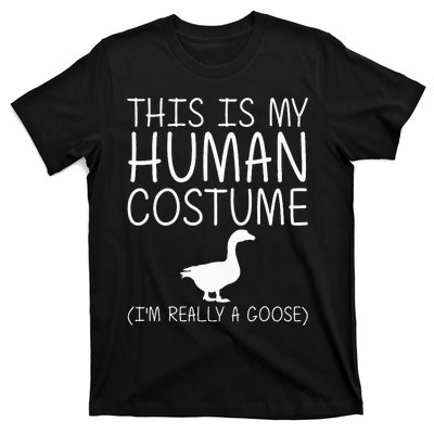 Goose Costume Fun DIY Halloween Gift for Waterfowl Lovers T-Shirt