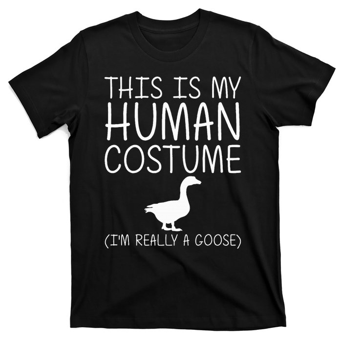 Goose Costume Fun DIY Halloween Gift for Waterfowl Lovers T-Shirt