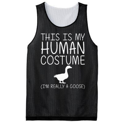 Goose Costume Fun DIY Halloween Gift for Waterfowl Lovers Mesh Reversible Basketball Jersey Tank