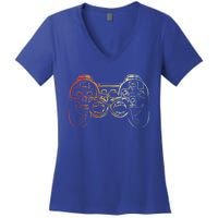 Gaming Controller Funny Gift Women's V-Neck T-Shirt