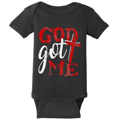 God Christian Faithcross Got Me Religion Quote Inspriration Baby Bodysuit