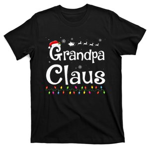 Grandpa Claus Funny Family Santa Pajamas Christmas Idea  T-Shirt