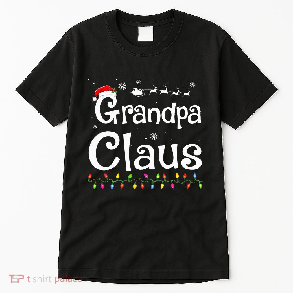 Grandpa Claus Funny Family Santa Pajamas Christmas Idea  Tall T-Shirt