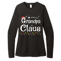 Grandpa Claus Funny Family Santa Pajamas Christmas Idea  Womens CVC Long Sleeve Shirt