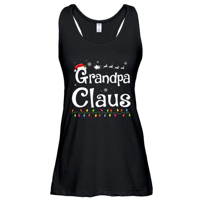 Grandpa Claus Funny Family Santa Pajamas Christmas Idea  Ladies Essential Flowy Tank