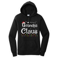 Grandpa Claus Funny Family Santa Pajamas Christmas Idea  Women's Pullover Hoodie