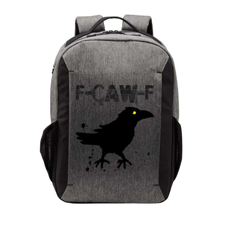  Grunge Coffee F-CAW-F Crow Adult Humor Graphic  Vector Backpack